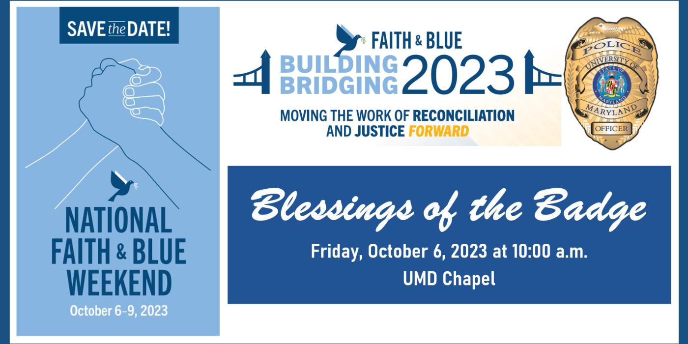 Blessings of the Badge Save the Date - Oct. 6, 2023