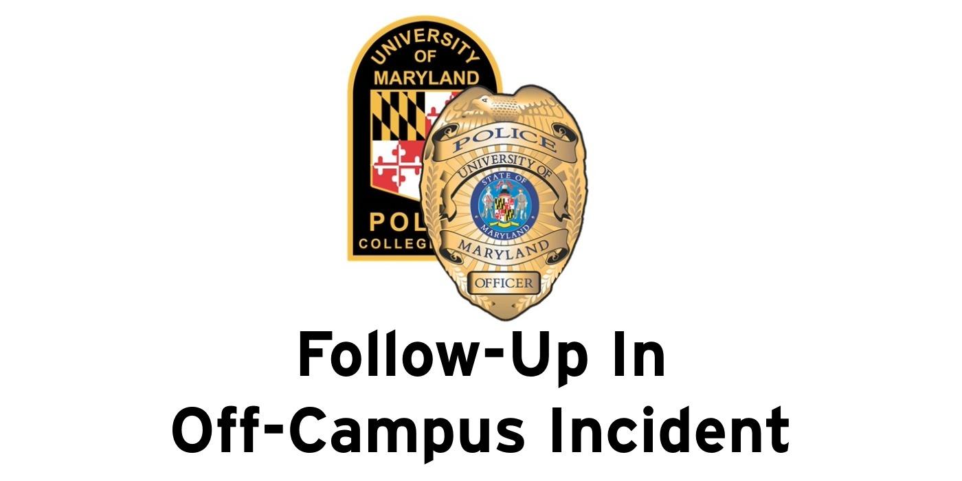 Follow-Up In Off-Campus Incident
